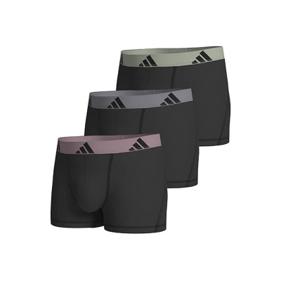 боксерки,мъжко,бельо,adidas,active,flex,cotton,trunks,boxers,3,units,black,grey,(grey,sla,ma)