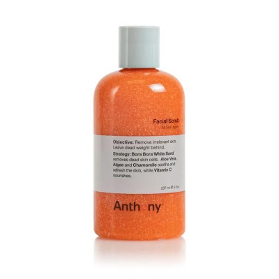 ексфолианти,anthony,facial,scrub,face,scrub,clear,(blue)