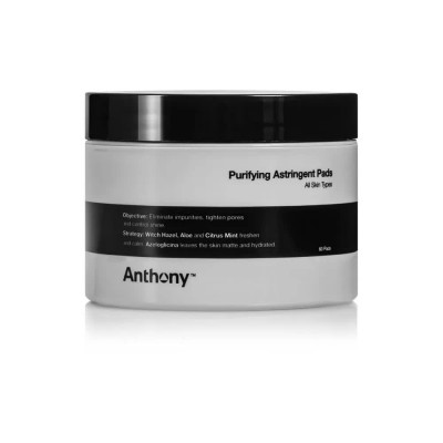 ексфолианти,anthony,purifying,astringent,pads,face,pads,blue