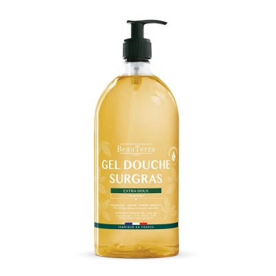 хигиена,тяло,beauterra,ultra,rich,high,tolerance,1l,shower,gel,yellow,(transparent)