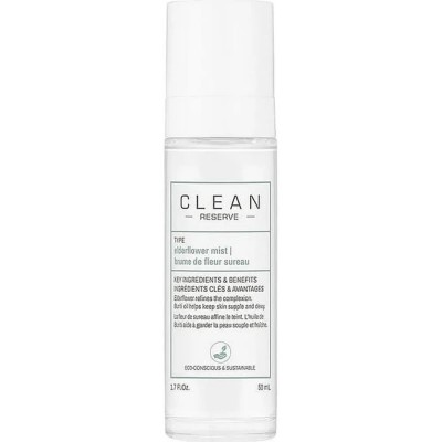 ексфолианти,clean,elderflower,50ml,face,mist,clear,(transparent,gold)