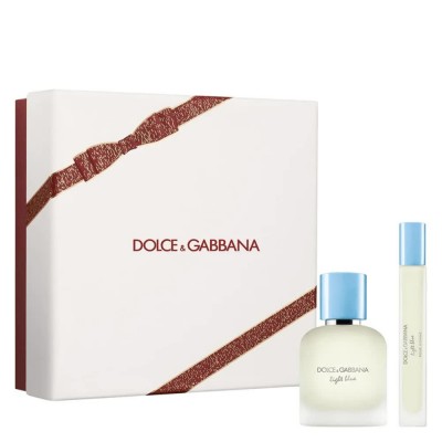 мъжки,парфюми,dolce,&,gabbana,light,blue,pour,homme,edt,50,ml,+,10,ml,giftset,eau,de,parfum,clear,(blue,silver)
