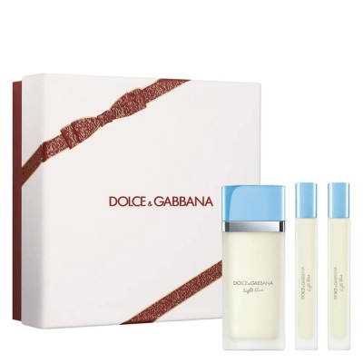 дамски,парфюми,dolce,&,gabbana,xmas,light,blue,edt,50,ml,+,edt,10,ml,+,edt,10,ml,gift,set,eau,de,parfum,clear,(blue,silver)