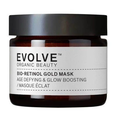 ексфолианти,evolve,beauty,bio,retinol,gold,gold,60,ml,face,mask,clear,(gold)