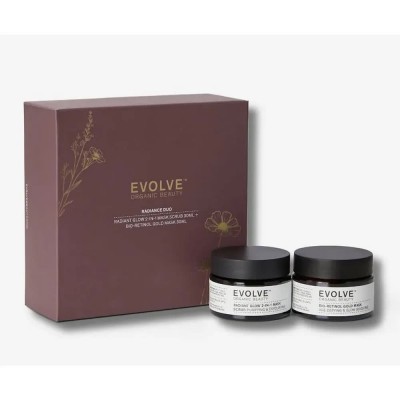ексфолианти,evolve,beauty,radiance,duo,gift,box,gold,gift,set,multicolor