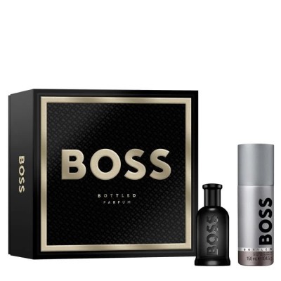 мъжки,парфюми,hugo,boss,bottled,parfum,edp,50,ml,+,150,ml,giftset,eau,de,parfum,black,(black,gold)