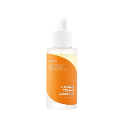 ексфолианти,isntree,c,niacin,toning,50,ml,serum,transparent,orange