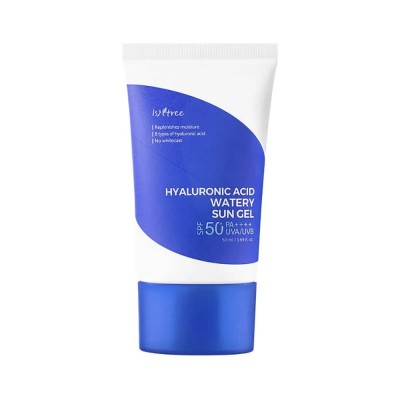 ексфолианти,isntree,hyaluronic,acid,watery,spf50+,pa++++,50,ml,sun,cream,blue,(white,blue)