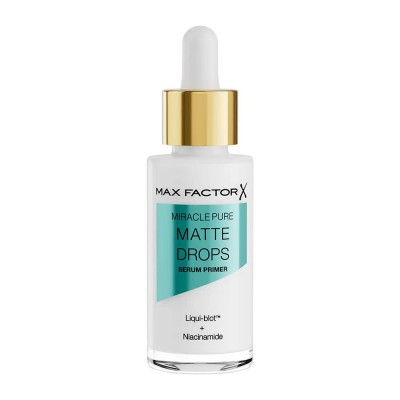 ексфолианти,max,factor,miracle,pure,matte,drops,30,ml,primer,white
