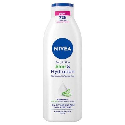 хигиена,тяло,nivea,aloe,&,hydration,250,ml,body,lotion,clear,(blue,white)