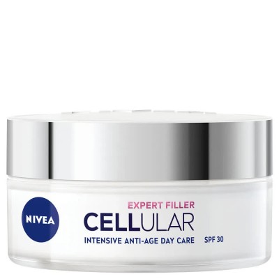 ексфолианти,nivea,cellular,expert,filler,intensive,anti,age,spf30,50,ml,face,cream,white,(white,silver)