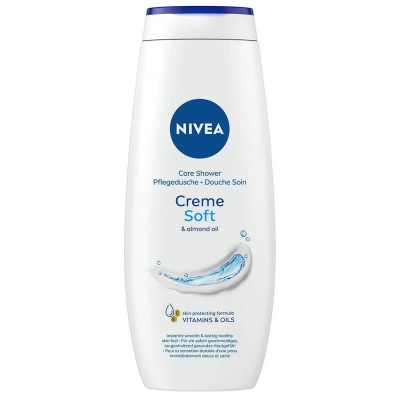 хигиена,тяло,nivea,creme,soft,500,ml,shower,gel,clear,(blue,white)