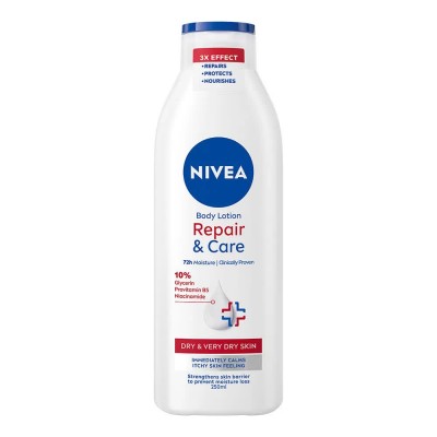 хигиена,тяло,nivea,repair,&,care,250,ml,body,lotion,clear,(blue,white)