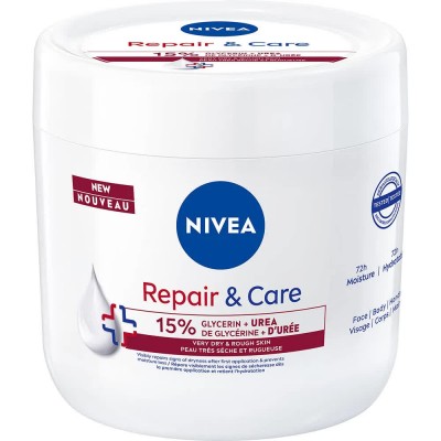 хигиена,тяло,nivea,repair,&,care,400ml,body,cream,clear,(blue,white)
