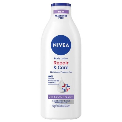 хигиена,тяло,nivea,repair,&,care,400ml,body,lotion,clear,(blue,white)