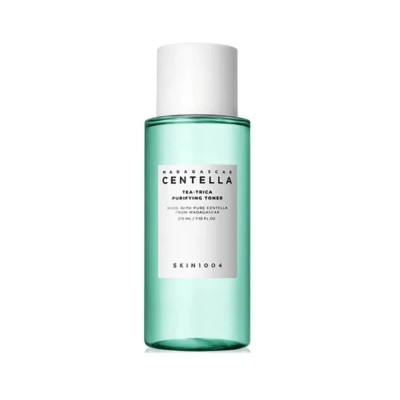ексфолианти,skin1004,madagascar,centella,tea,trica,purifying,210ml,tonic,clear,(transparent,blue)