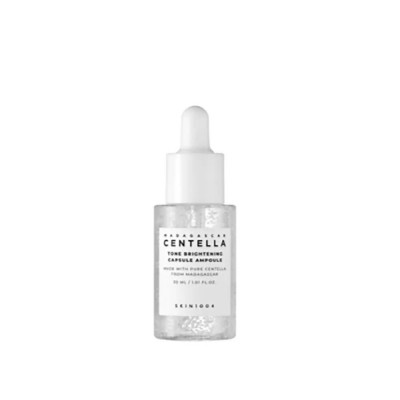 ексфолианти,skin1004,madagascar,centella,tone,brightening,capsule,30,ml,serum,clear,(transparent,gold)