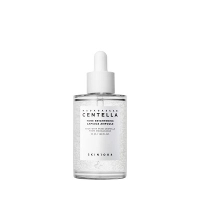 ексфолианти,skin1004,madagascar,centella,tone,brightening,capsule,50,ml,serum,clear,(transparent,gold)