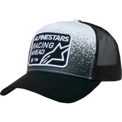 шапка,всички,шапки,alpinestars,gravel,trucker,cap,black,(black,white)