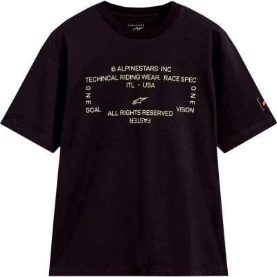 тениска,мъжки,тениски,дамски,тениски,alpinestars,infinity,oversized,short,sleeve,t,shirt,black,(black)