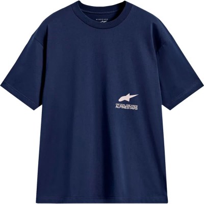 тениска,мъжки,тениски,дамски,тениски,alpinestars,institute,oversized,short,sleeve,t,shirt,blue,(navy)