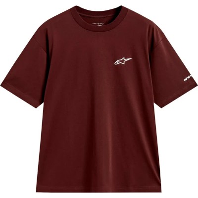 тениска,мъжки,тениски,дамски,тениски,alpinestars,mandate,oversized,short,sleeve,t,shirt,brown,red,(brown)