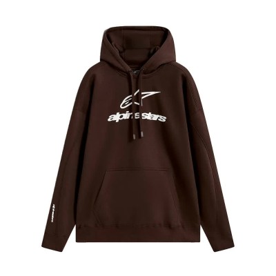 суичър,мъжки,пуловери,alpinestars,prelude,oversized,hoodie,brown,(brown)