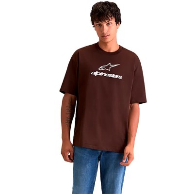 тениска,мъжки,тениски,дамски,тениски,alpinestars,prelude,oversized,short,sleeve,t,shirt,brown,(brown)