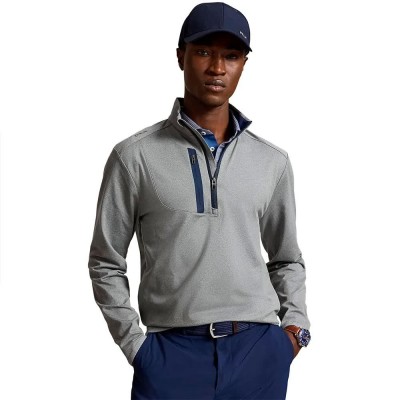 блуза,с,яка,мъжки,пуловери,polo,ralph,lauren,785a96937,half,zip,sweatshirt,grey,(metalic,grey,heather)