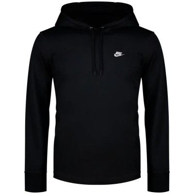 суичър,мъжки,пуловери,nike,sportswear,club,hoodie,black,(black,black,white)