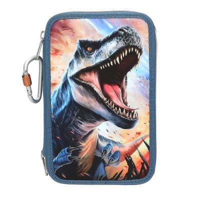 канцеларски,принадлежности,dino,world,triple,pencil,case,blue,(blue)