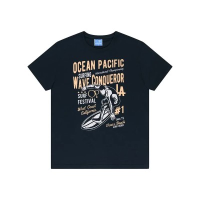 тениска,мъжки,тениски,дамски,тениски,ocean,pacific,gnarly,short,sleeve,t,shirt,blue,(dark,navy,orange,ecru)
