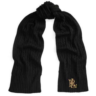 шал,ръкавици,шапки,и,шалове,lauren,454p23506,scarf,black,(black)