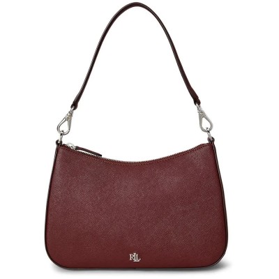 чанта,за,през,рамо,всички,чанти,lauren,danni,medium,shoulder,bag,red,(dark,garnet)