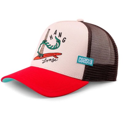 шапка,всички,шапки,coastal,hangloose,cap,multicolor,(creme,red)