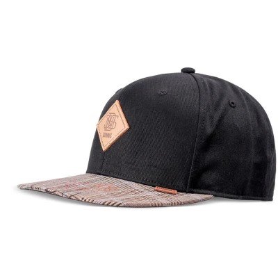 шапка,всички,шапки,djinns,crinklecheck,6,panel,cap,black,(black,grey)
