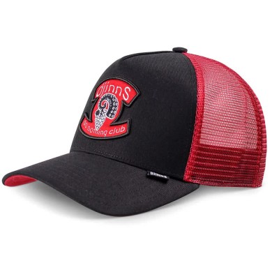 шапка,всички,шапки,djinns,octogrape,trucker,cap,black,(black,red)