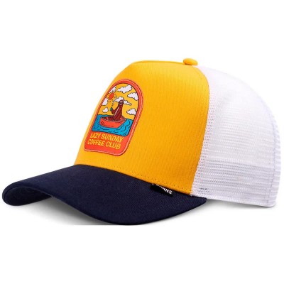 шапка,всички,шапки,djinns,sunday,sloth,trucker,cap,yellow,(mustard,navy)