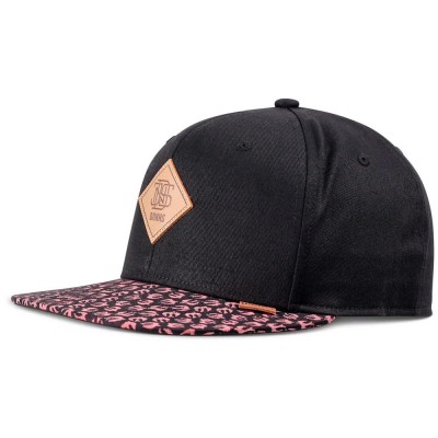 шапка,всички,шапки,djinns,swallows,6,panel,cap,black,(black,red)