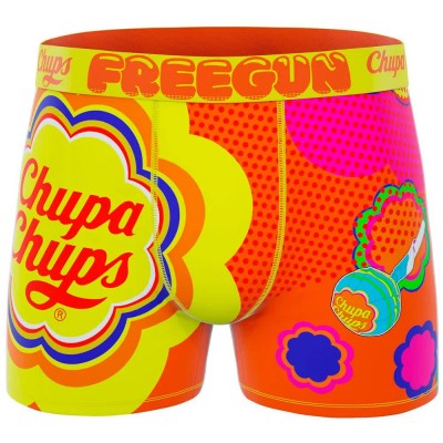 боксерки,мъжко,бельо,freegun,chupa,chups,v,boxers,multicolor,(yellow,red)