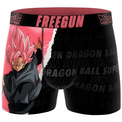 боксерки,мъжко,бельо,freegun,dragon,ball,super,goku,boxers,black,(pink,black)