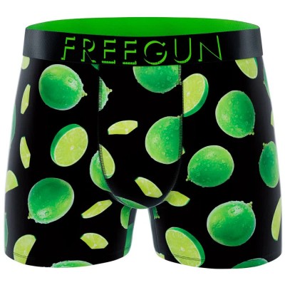 боксерки,мъжко,бельо,freegun,lemon,boxers,black,(green,black)