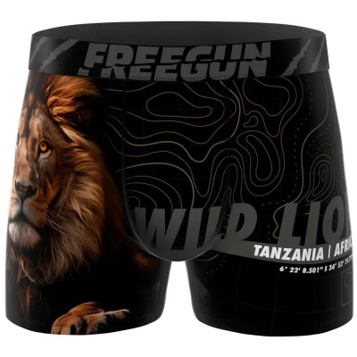 боксерки,мъжко,бельо,freegun,lion,boxers,black,(grey,black)