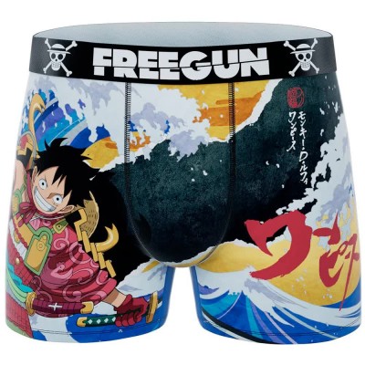боксерки,мъжко,бельо,freegun,one,piece,luffy,iii,boxers,multicolor,(white,black)