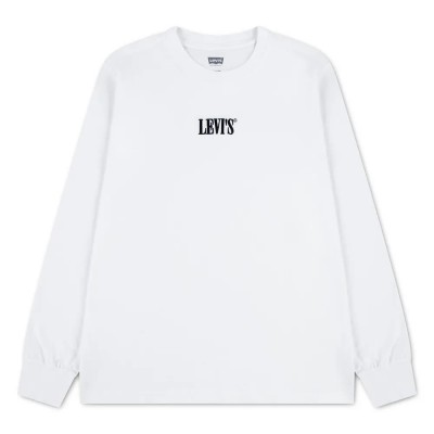 тениска,мъжки,тениски,дамски,тениски,levi´s,®,classic,long,sleeve,t,shirt,white,(white)