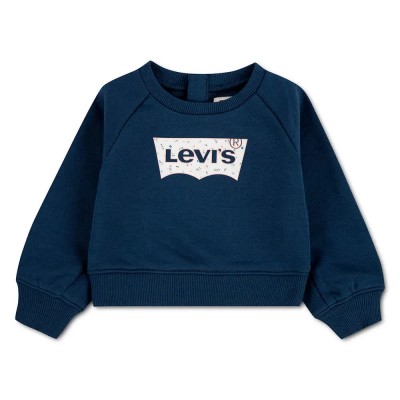 блуза,детски,блузи,levi´s,®,floral,batwing,crew,sweatshirt,blue,(big,dipper)