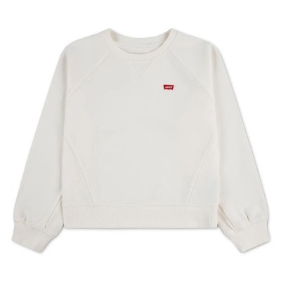 блуза,детски,блузи,levi´s,®,meet,and,greet,crew,sweatshirt,white,(egret)