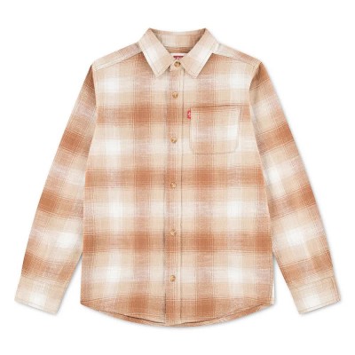 риза,с,дълъг,ръкав,дамски,ризи,мъжки,ризи,levi´s,®,shadow,plaid,long,sleeve,shirt,brown,(foxtrot)