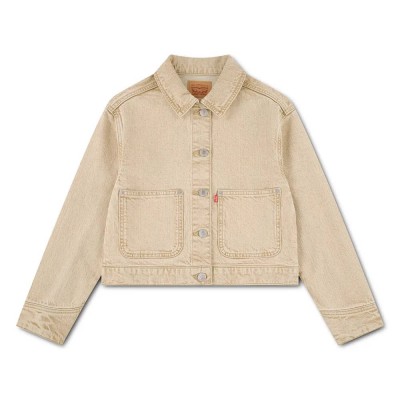 яке,мъжки,якета,дамски,якета,и,палта,levi´s,®,studded,trucker,denim,jacket,beige,(curds,and,whey)