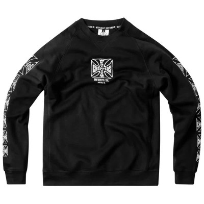 блуза,мъжки,пуловери,west,coast,choppers,dominator,oversized,sweatshirt,black,(black)